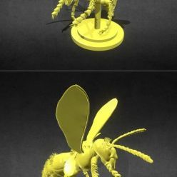 3D model Murdering Asian Hornet Sculpture – 3D Print