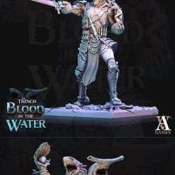 3D model Archvillain Games - The Trench - Blood In the Water – 3D Print