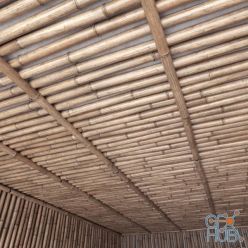 3D model Bamboo ceiling (max 2011 Vray)