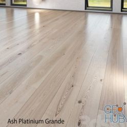 3D model Barlinek Floorboard - Pure Line - Ash Platinium Grande