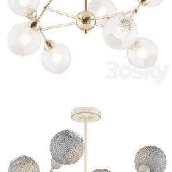 3D model Chandelier on the rod LUMION 3752 8C EVERLY