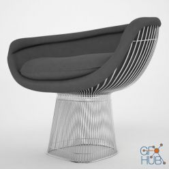 3D model Chair Platner lounge