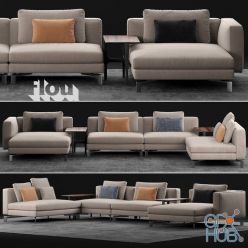 3D model Modular sofa Flou Tay