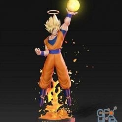 3D model Goku Super Saiyan – 3D Print