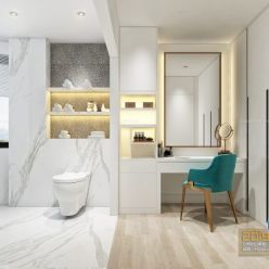 3D model Modern bathroom interior 060