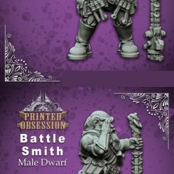 3D model Battle Smith - Male Dwarf