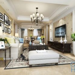 3D model Living room space B064