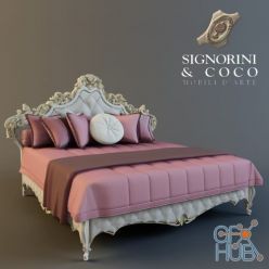 3D model Signorini & Coco Mobili D'Arte bed