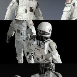 3D model Interstellar Space Suit (Vray, Corona)