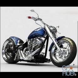 3D model Empire Motorcycle Bike (Vray)