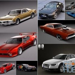 3D model Car 3D Model Bundle April 2019