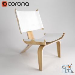 3D model Kurven Chair