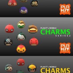 3D model Plakit's mobile charms serie 1-3 – 3D Print