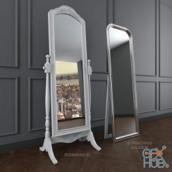 3D model Mirrors Standing Silver 9995.CHN and ROMANC