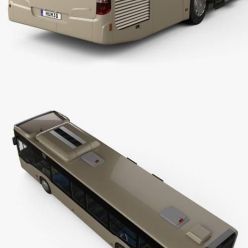 3D model Mercedes-Benz Citaro O530 Bus with HQ interior 2011 car
