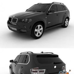 3D model BMW X5 E70 2010 car