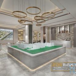 3D model Sales Office Interior 020