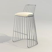 3D model Bride’s Veil Bar & Counter Stool