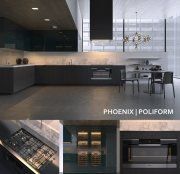 3D model Minimalistic kitchen Poliform Varenna Phoenix