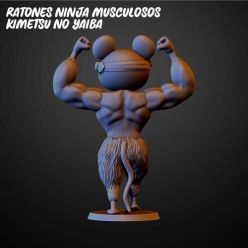 3D model Muscle Ninja Mice - Kimetsu no Yaiba – 3D Print