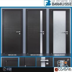 3D model Barausse doors set