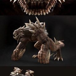 3D model Behemoth PBR