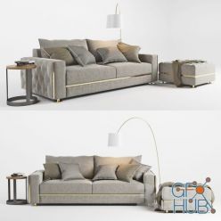 3D model Sofa Manfredi by Formerin