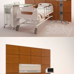 3D model Hospital ward Hospital room