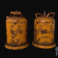 3D model Old Gas Cylinder