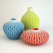 3D model Coralina EdgesTex vases