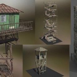 3D model Tower