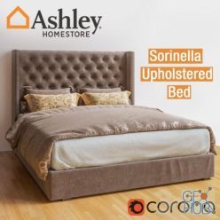 3D model Ashley Sorinella Upholstered Bed