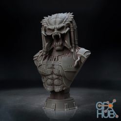 3D model Predator Bust – 3D Print