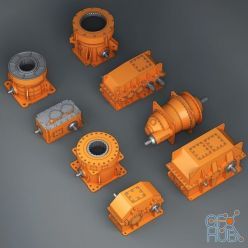 3D model Selection of gear