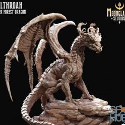 3D model Zulthroah, the Forest Dragon – 3D Print