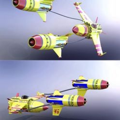 3D model Pod Racer “Yellow Fury” nr 46 – 3D Print