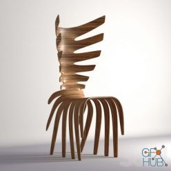 3D model Antonio Pio Saracino centipede chair