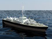 3D model Vosper Ship