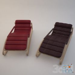 3D model Sun loungers, LOUNGE CHAIRS