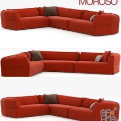 3D model Corner sofa Moroso Massas