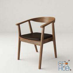 3D model Chair STOCKHOLM by IKEA