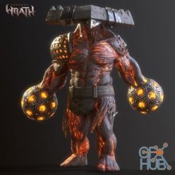 3D model Tyr Bruiser - Asgard's Wrath PBR