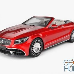 3D model Mercedes Maybach Coupe Cabriolet 2020 (max, c4d)