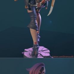 3D model Cyberpunk Girl - Blossom – 3D Print