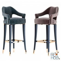 3D model Bar Chair