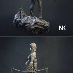 3D model Kora, Tribal Warrior – 3D Print