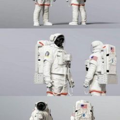 3D model EMU NASA Space Suit