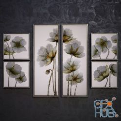 3D model Floral Glow pictures set