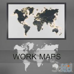 3D model Work maps