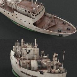 3D model Old Vessel PBR